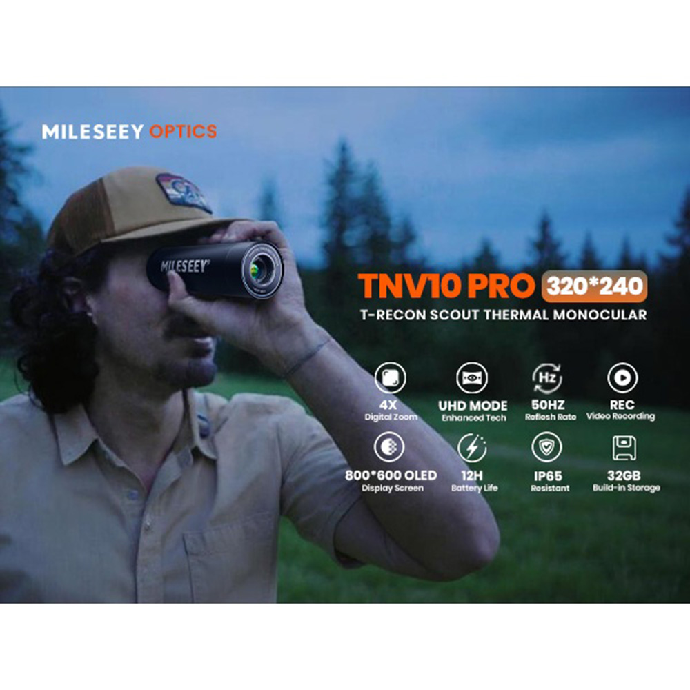 MILESEEY TNV10 PRO 320×240 Res - Hunting Thermal Imaging Scope ulasan dan harga